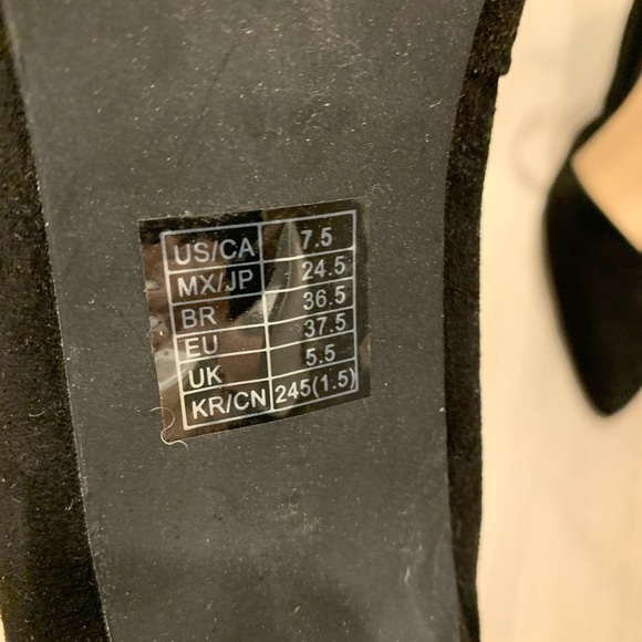 FOREVER 21 Black High heels (7.5) - Picture 6 of 6